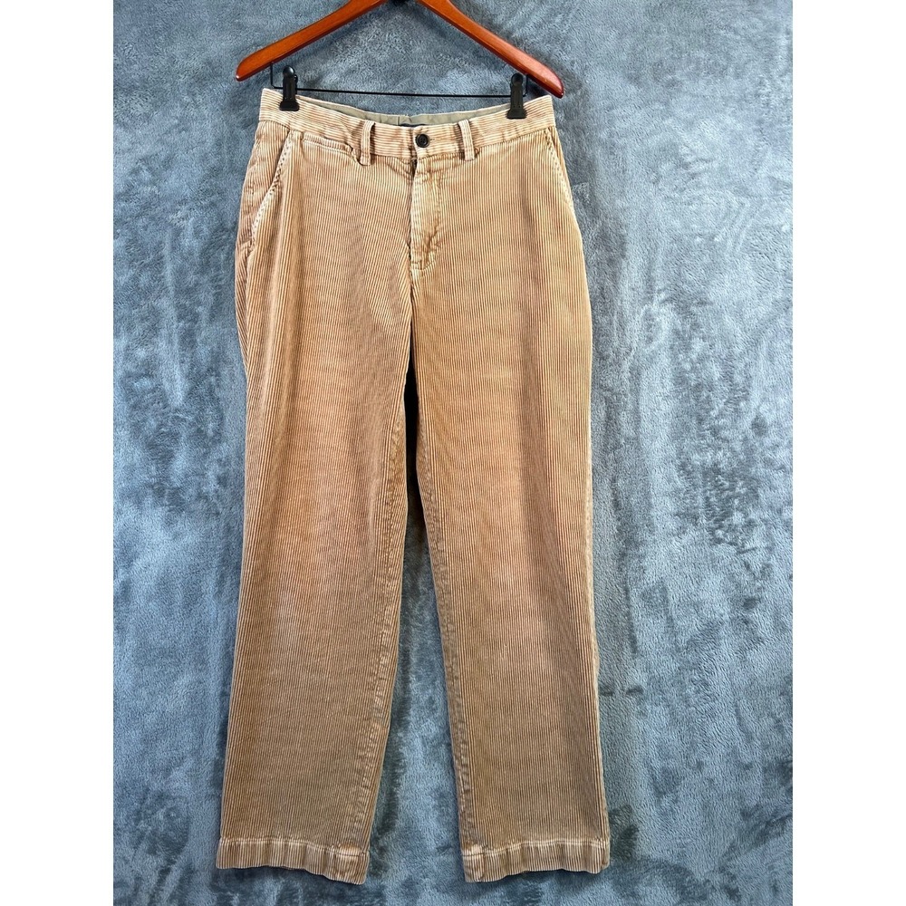 Vintage Polo Ralph Lauren Preston Corduroy Pants Mens 32x32 (30x31) Tan Vintage